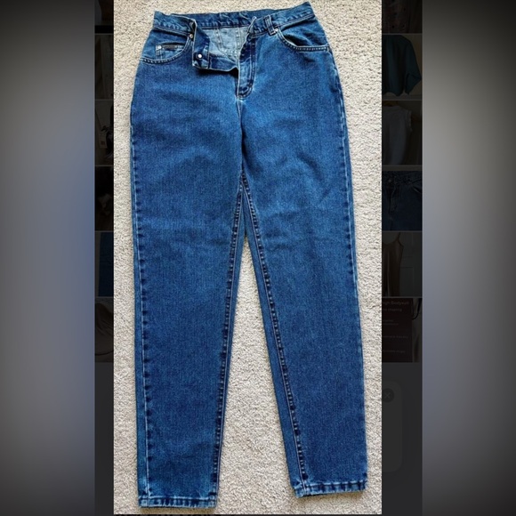 VTG  Lee Original Mom Jeans 80/90s High Rise Relaxed Made In USA Women's Sz 10M - Picture 1 of 5
